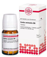 CARBO ANIMALIS D 6 Tabletten