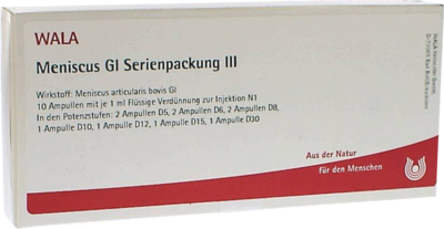 MENISCUS GL Serienpackung 3 Ampullen