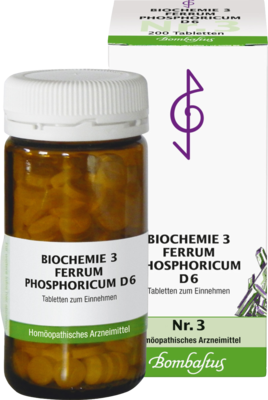 BIOCHEMIE 3 Ferrum phosphoricum D 6 Tabletten