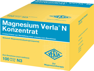 MAGNESIUM VERLA N Konzentrat Plv.z.H.e.L.z.Einn.