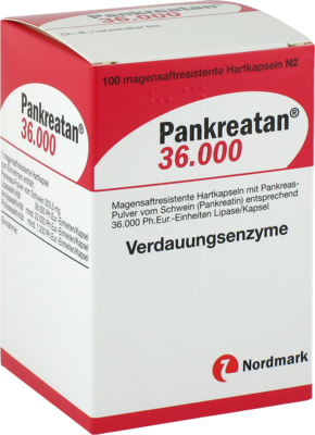 PANKREATAN 36.000 magensaftresistente Hartkapseln