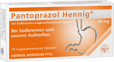 PANTOPRAZOL Hennig b.Sodbrennen 20 mg msr.Tabl.