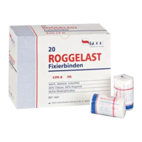 ROGGELAST Fixierbinden 4 cmx4 m o.Cellophan