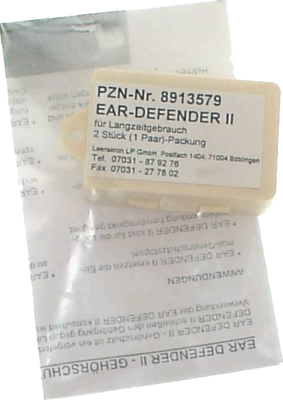 EAR Defender II m.Aufbewahrungsbox