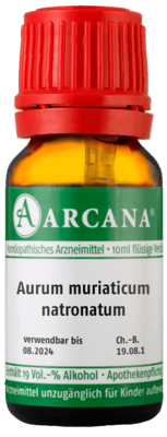 AURUM MURIATICUM NATRONATUM LM 6 Dilution