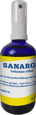 SANARGO kolloidales Silber Sprühflasche