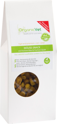 ORGANICVET Katze Leckerli Mäuse-Snack