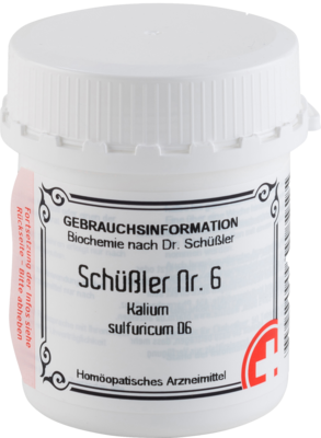 SCHÜSSLER NR.6 Kalium sulfuricum D 6 Tabletten