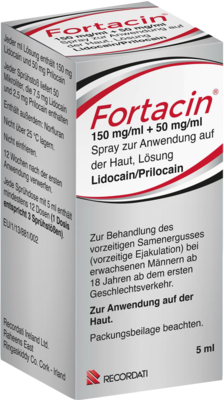 FORTACIN 150 mg/ml + 50 mg/ml Spray z.Anw.a.Haut