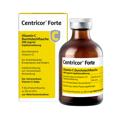 CENTRICOR Forte Vitamin C Dsfl. 200 mg/ml Inj.-L.